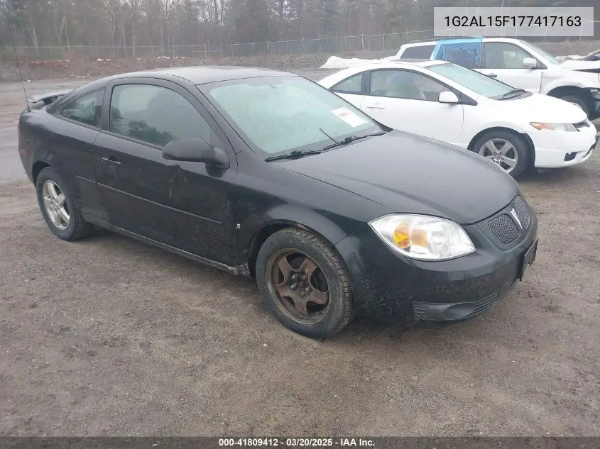 2007 Pontiac G5 VIN: 1G2AL15F177417163 Lot: 41809412