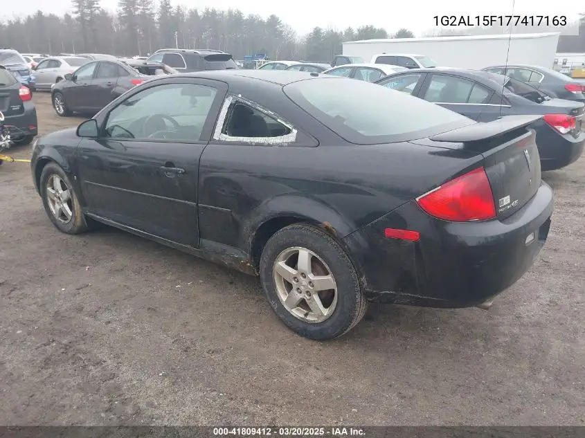 2007 Pontiac G5 VIN: 1G2AL15F177417163 Lot: 41809412