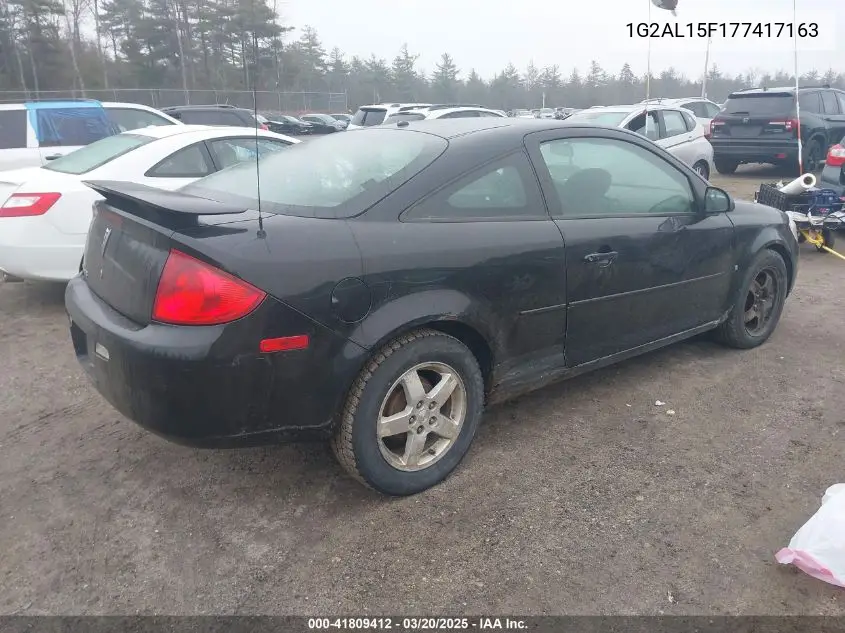 2007 Pontiac G5 VIN: 1G2AL15F177417163 Lot: 41809412