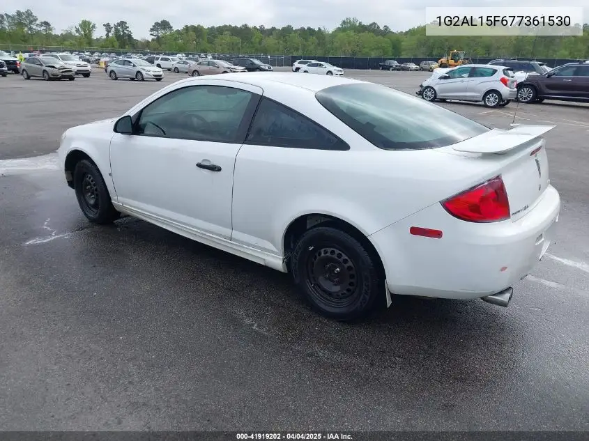 2007 Pontiac G5 VIN: 1G2AL15F677361530 Lot: 41919202