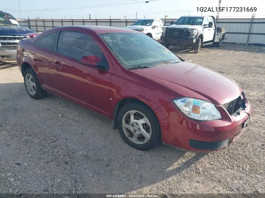 2007 Pontiac G5 VIN: 1G2AL15F177231669 Lot: 42086051