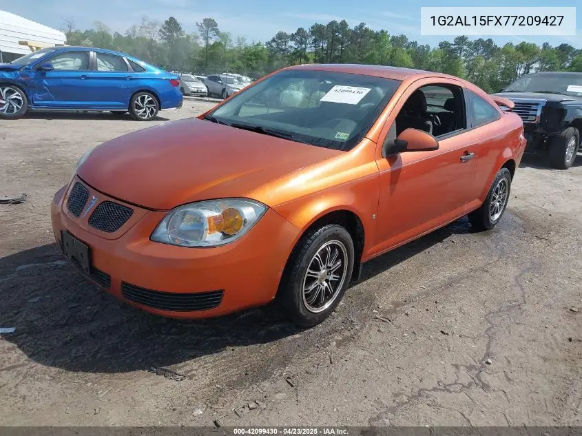 2007 Pontiac G5 VIN: 1G2AL15FX77209427 Lot: 42099430