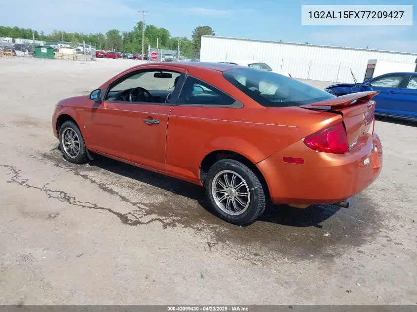 2007 Pontiac G5 VIN: 1G2AL15FX77209427 Lot: 42099430