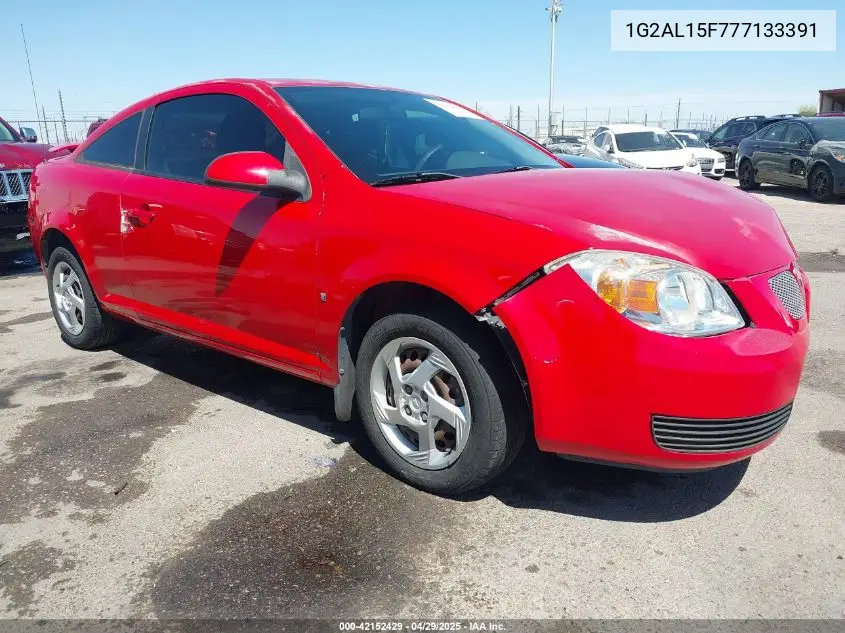 2007 Pontiac G5 VIN: 1G2AL15F777133391 Lot: 42152429