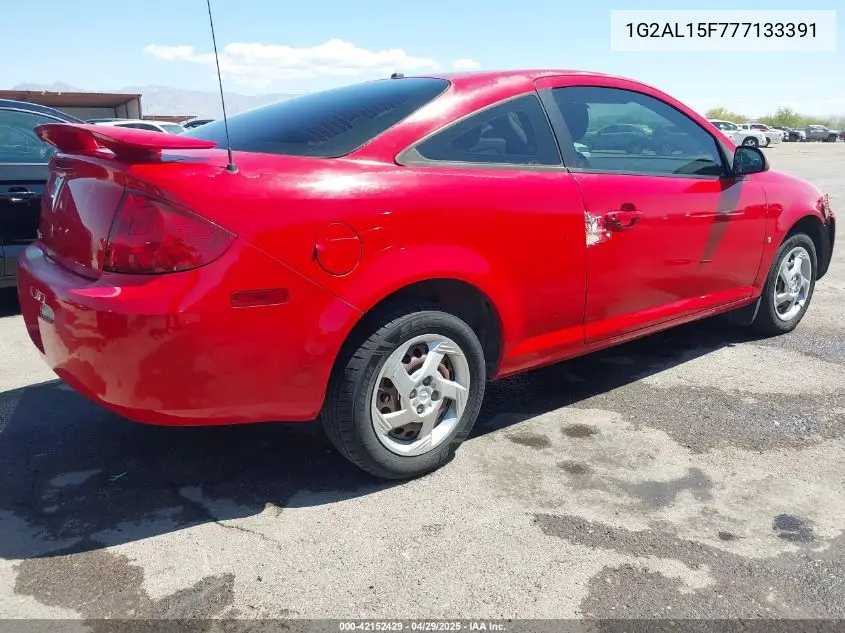 2007 Pontiac G5 VIN: 1G2AL15F777133391 Lot: 42152429