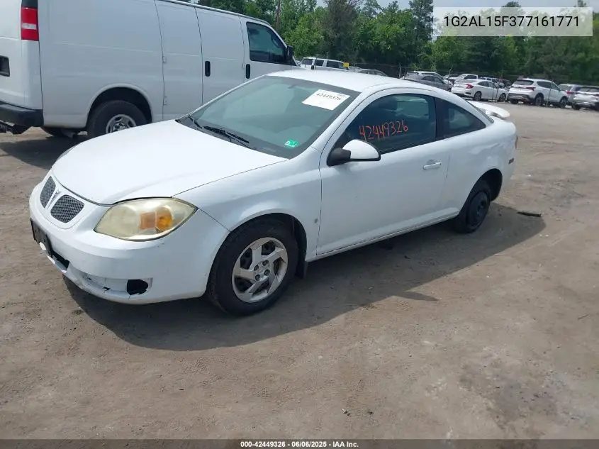 2007 Pontiac G5 VIN: 1G2AL15F377161771 Lot: 42449326