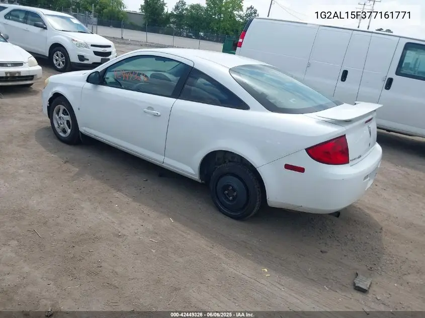 2007 Pontiac G5 VIN: 1G2AL15F377161771 Lot: 42449326