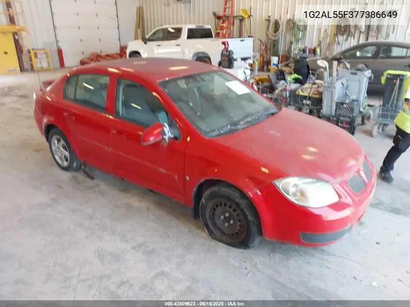 2007 Pontiac G5 Se VIN: 1G2AL55F377386649 Lot: 42509623