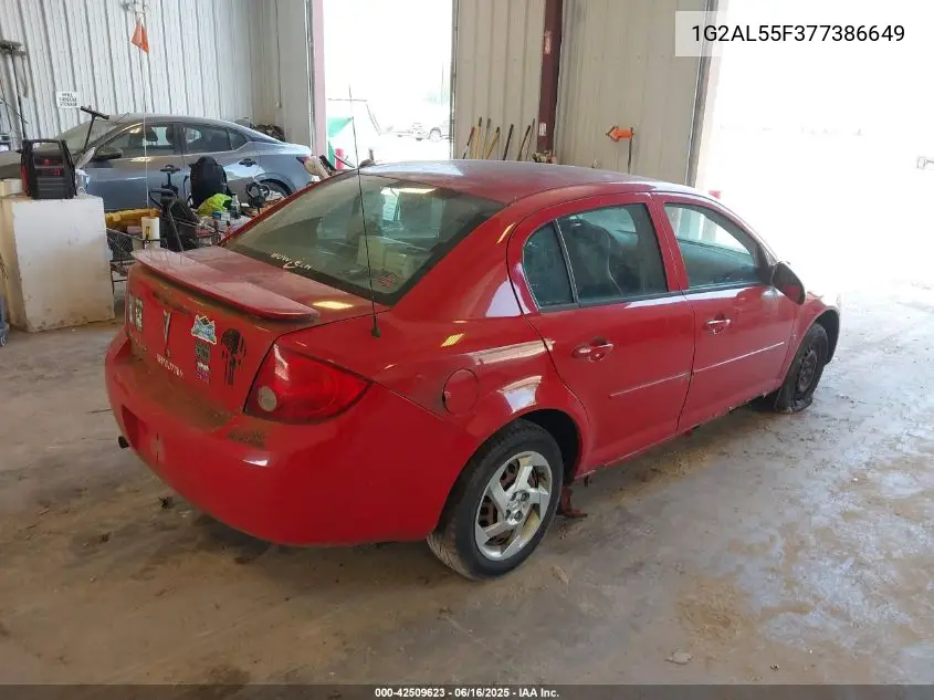 2007 Pontiac G5 Se VIN: 1G2AL55F377386649 Lot: 42509623