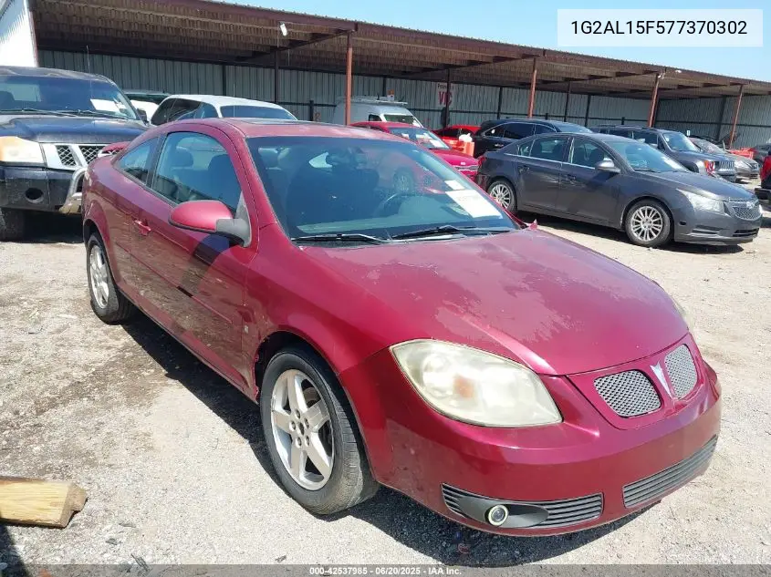 2007 Pontiac G5 VIN: 1G2AL15F577370302 Lot: 42537985