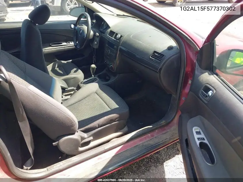 2007 Pontiac G5 VIN: 1G2AL15F577370302 Lot: 42537985