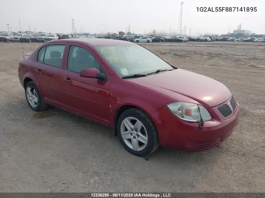 2008 Pontiac G5 Se VIN: 1G2AL55F887141895 Lot: 12336295