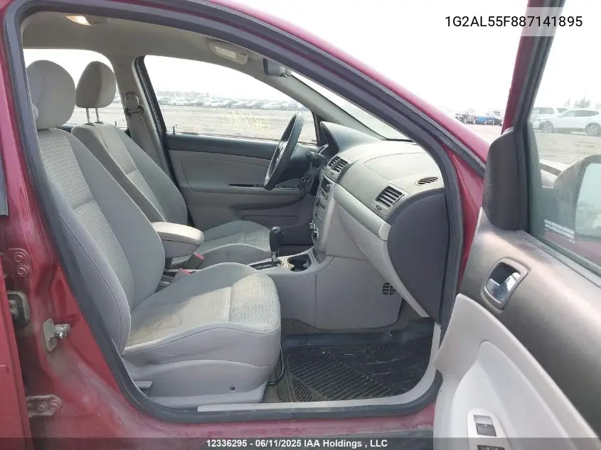 2008 Pontiac G5 Se VIN: 1G2AL55F887141895 Lot: 12336295