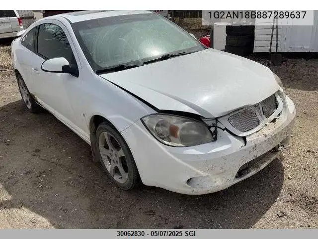 2008 Pontiac G5 Gt VIN: 1G2AN18B887289637 Lot: 30062830