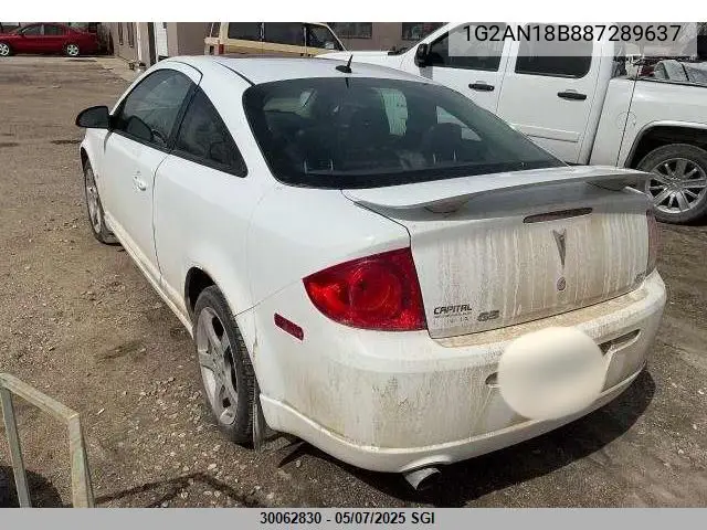 2008 Pontiac G5 Gt VIN: 1G2AN18B887289637 Lot: 30062830