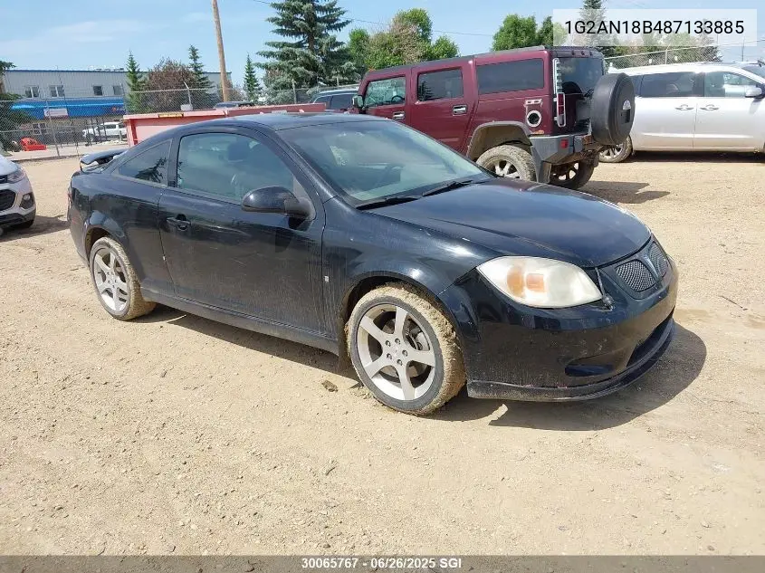 2008 Pontiac G5 Gt VIN: 1G2AN18B487133885 Lot: 30065767