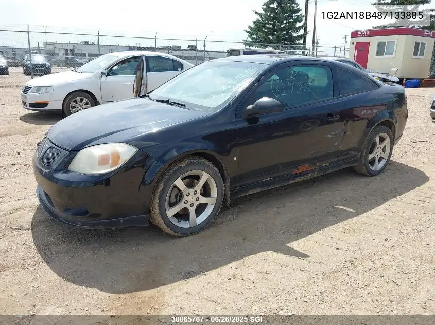 2008 Pontiac G5 Gt VIN: 1G2AN18B487133885 Lot: 30065767