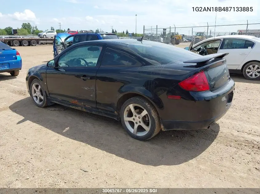 2008 Pontiac G5 Gt VIN: 1G2AN18B487133885 Lot: 30065767