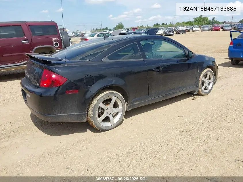 2008 Pontiac G5 Gt VIN: 1G2AN18B487133885 Lot: 30065767