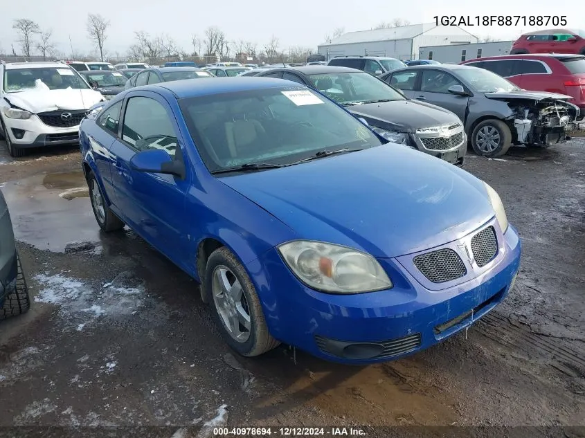 2008 Pontiac G5 VIN: 1G2AL18F887188705 Lot: 40978694