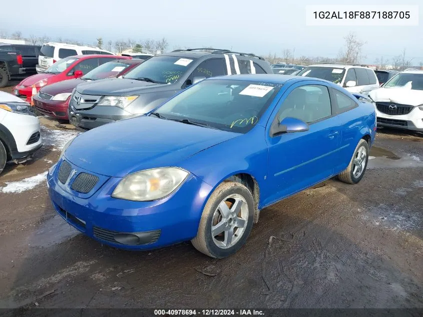 2008 Pontiac G5 VIN: 1G2AL18F887188705 Lot: 40978694