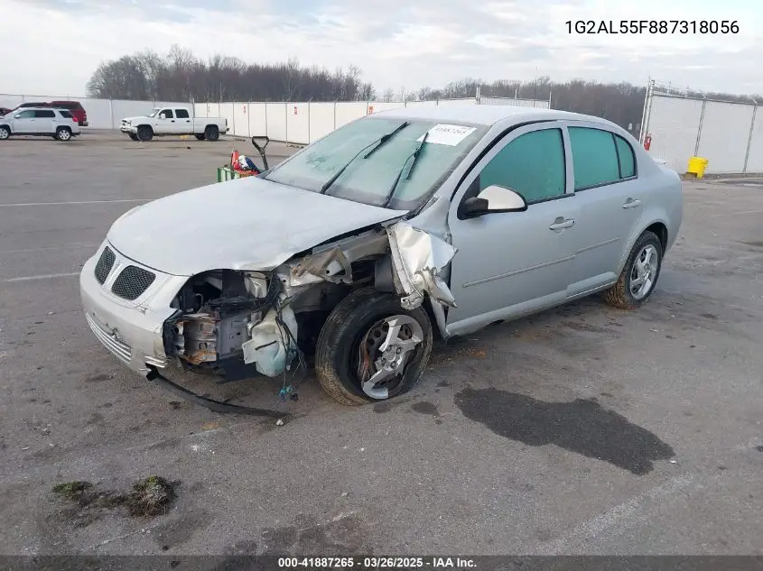 2008 Pontiac G5 Se VIN: 1G2AL55F887318056 Lot: 41887265