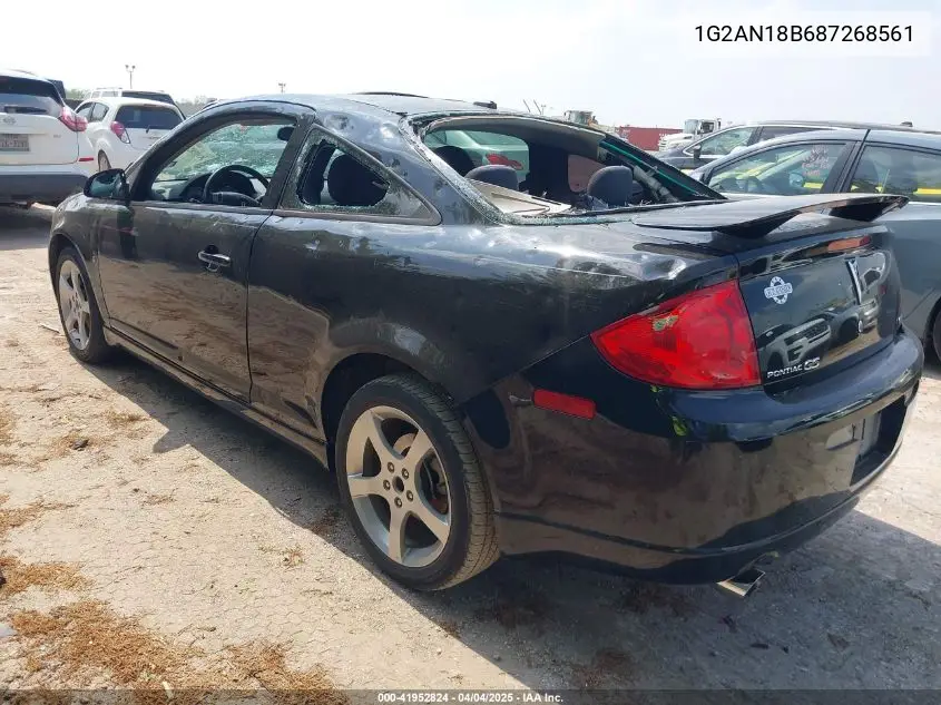 2008 Pontiac G5 Gt VIN: 1G2AN18B687268561 Lot: 41952824