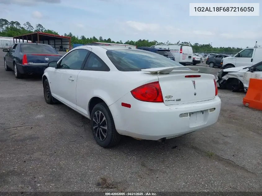 2008 Pontiac G5 VIN: 1G2AL18F687216050 Lot: 42082005
