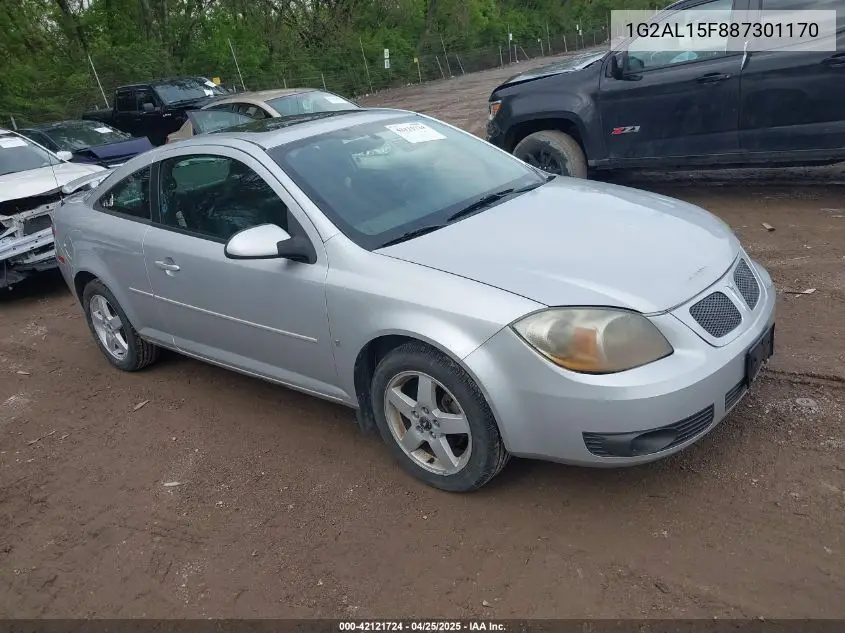 2008 Pontiac G5 Se VIN: 1G2AL15F887301170 Lot: 42121724