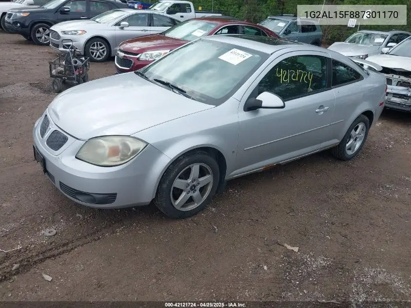2008 Pontiac G5 Se VIN: 1G2AL15F887301170 Lot: 42121724