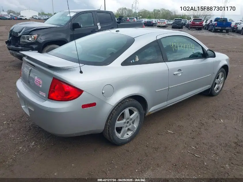 2008 Pontiac G5 Se VIN: 1G2AL15F887301170 Lot: 42121724