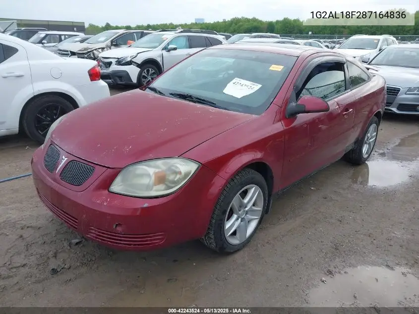 2008 Pontiac G5 VIN: 1G2AL18F287164836 Lot: 42243524