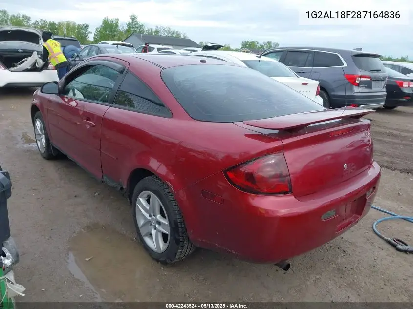 2008 Pontiac G5 VIN: 1G2AL18F287164836 Lot: 42243524