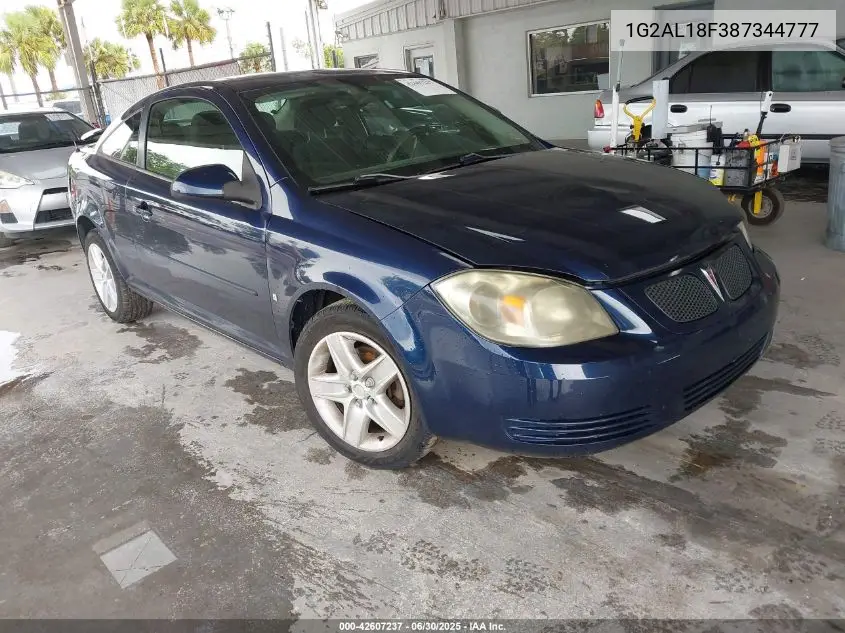 2008 Pontiac G5 VIN: 1G2AL18F387344777 Lot: 42607237