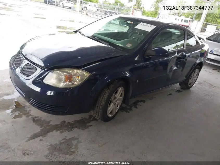2008 Pontiac G5 VIN: 1G2AL18F387344777 Lot: 42607237