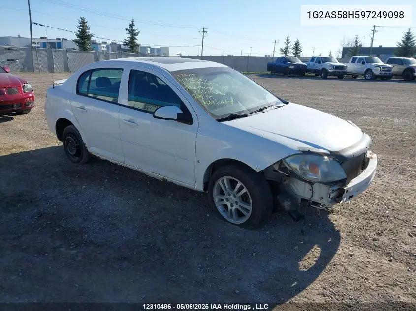 2009 Pontiac G5 Se VIN: 1G2AS58H597249098 Lot: 12310486