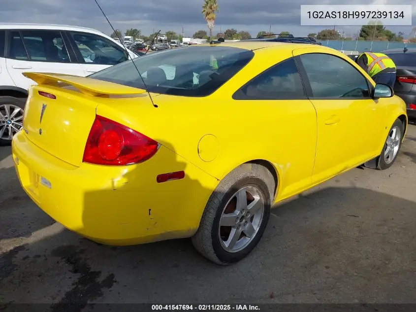 2009 Pontiac G5 VIN: 1G2AS18H997239134 Lot: 41547694