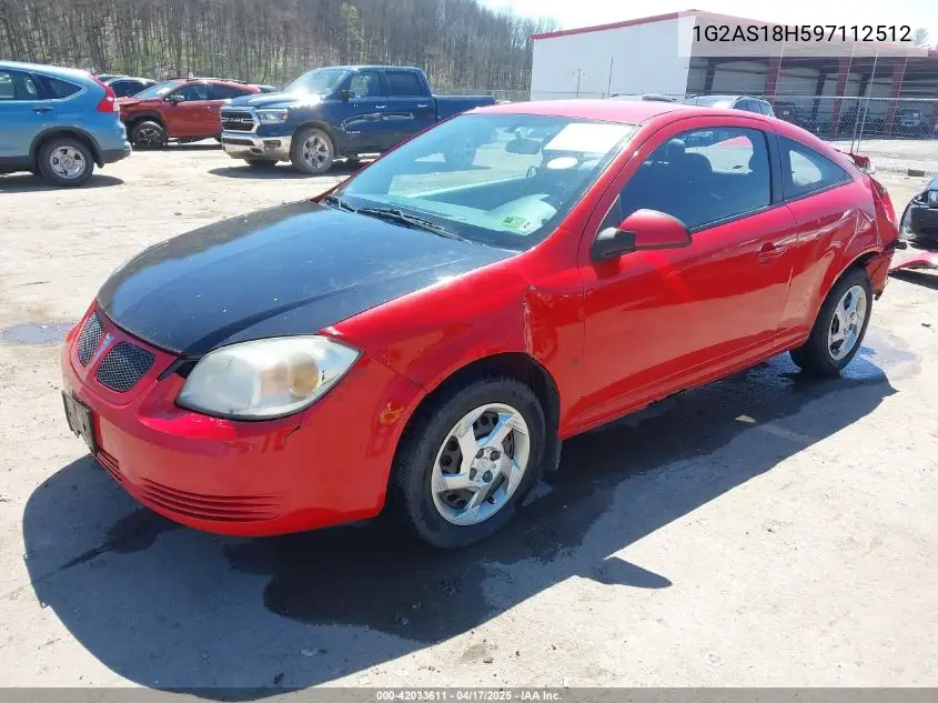 2009 Pontiac G5 VIN: 1G2AS18H597112512 Lot: 42033611