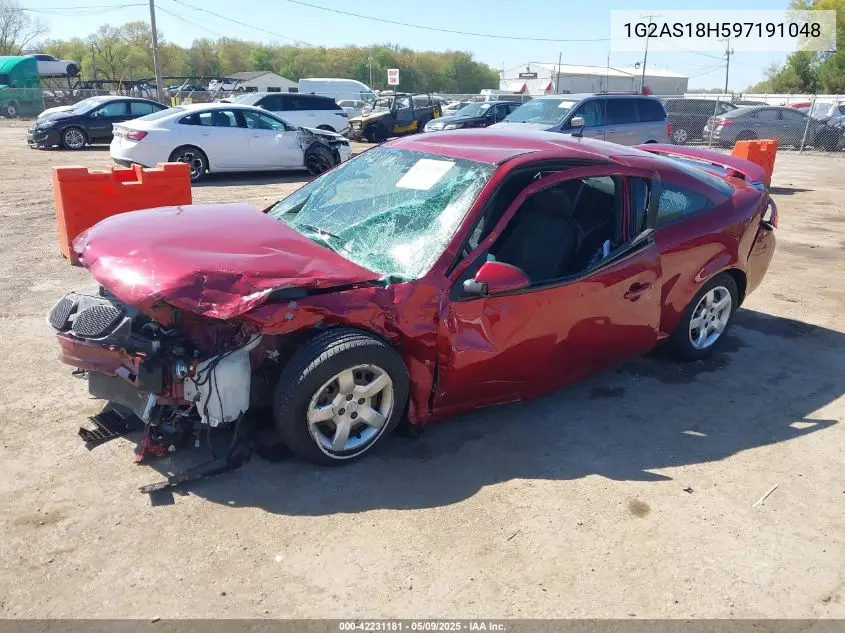 2009 Pontiac G5 VIN: 1G2AS18H597191048 Lot: 42231181