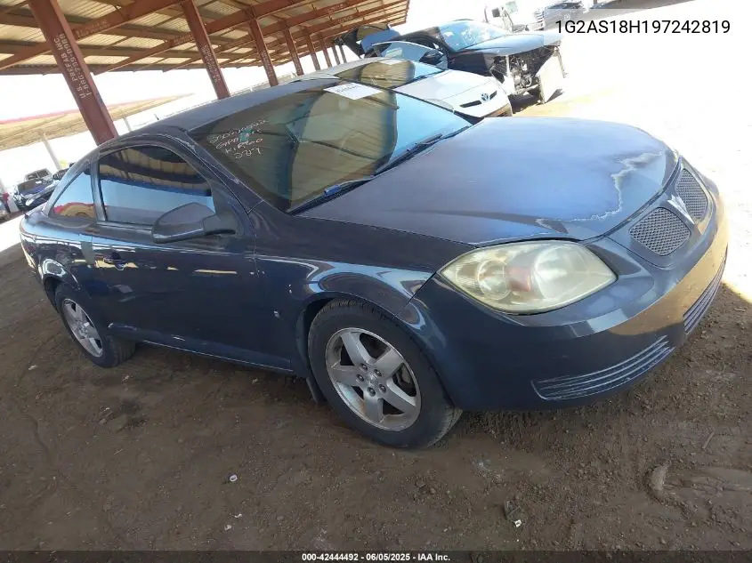 2009 Pontiac G5 VIN: 1G2AS18H197242819 Lot: 42444492