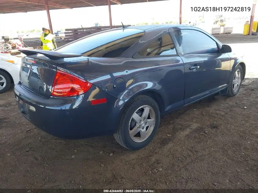 2009 Pontiac G5 VIN: 1G2AS18H197242819 Lot: 42444492
