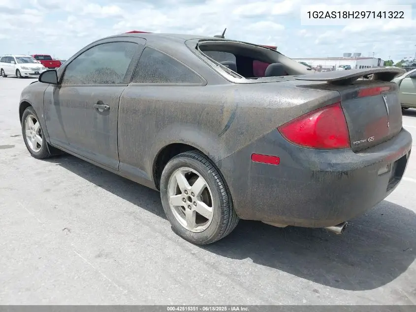 2009 Pontiac G5 VIN: 1G2AS18H297141322 Lot: 42515351
