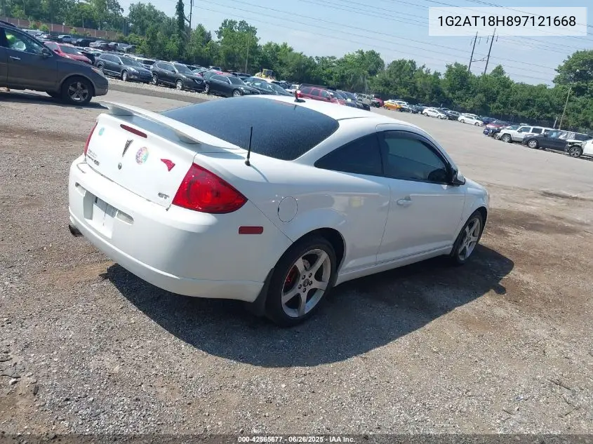 2009 Pontiac G5 Gt VIN: 1G2AT18H897121668 Lot: 42565677