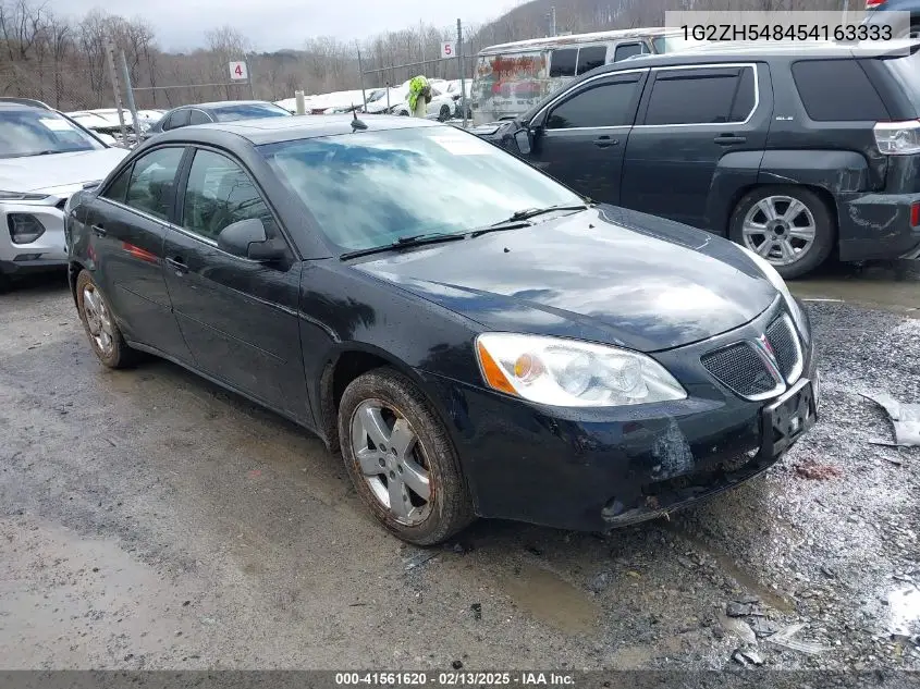 2005 Pontiac G6 Gt VIN: 1G2ZH548454163333 Lot: 41561620