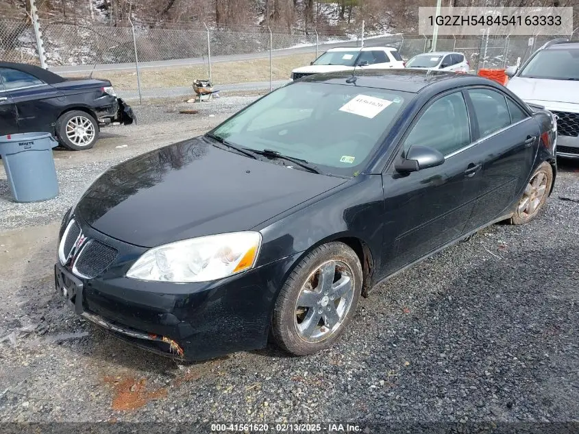 2005 Pontiac G6 Gt VIN: 1G2ZH548454163333 Lot: 41561620
