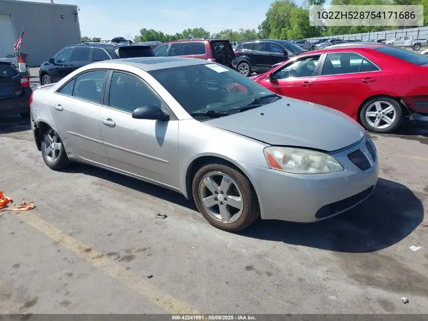 2005 Pontiac G6 Gt VIN: 1G2ZH528754171686 Lot: 42241991