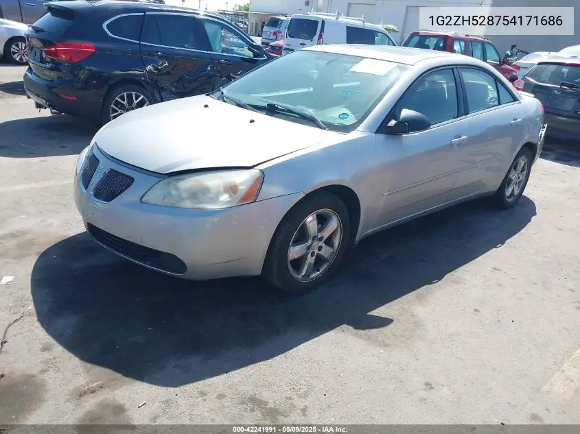 2005 Pontiac G6 Gt VIN: 1G2ZH528754171686 Lot: 42241991