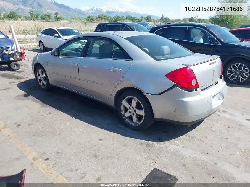 2005 Pontiac G6 Gt VIN: 1G2ZH528754171686 Lot: 42241991