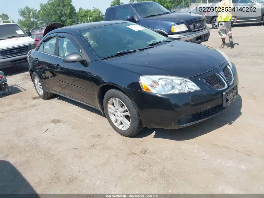 2005 Pontiac G6 VIN: 1G2ZG528554140262 Lot: 42592728