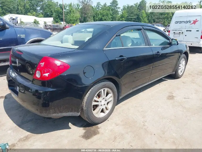 2005 Pontiac G6 VIN: 1G2ZG528554140262 Lot: 42592728